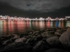 Victoria Harbour Skyline At Night